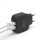 Delight hálózati USB töltő - 2 USB port 2100mA fekete