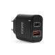 Hálózati USB Töltő USB-C PD20W gyorstöltéssel - fekete