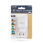 Hálózati USB - USB-C Gyorstöltő Adapter PD20W - Fehér