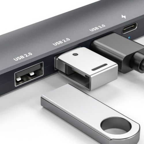 Multifunkciós USB Hub - HDMI + USB-C 5Gbps - 3x USB-A - 100 W