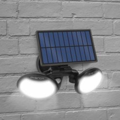   Napelemes Reflektor Mozgásérzékelővel - 2 COB led - 3 világítási mód