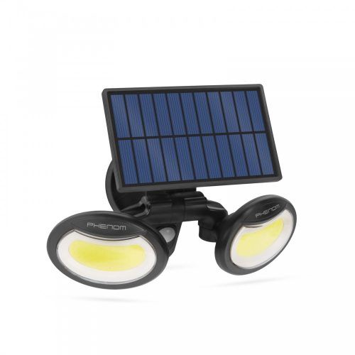 Napelemes Reflektor Mozgásérzékelővel - 2 COB led - 3 világítási mód