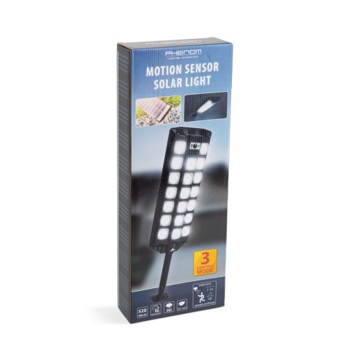 Napelemes Mozgásérzékelős Reflektor - Távirányító - 20W - 3000 lm