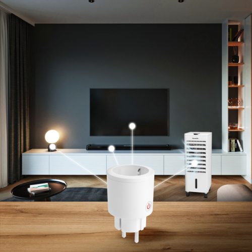 Delight Okos Konnektor Fogyasztásmérővel - Tuya