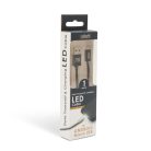 Delight Ledes Micro USB Kábel Fekete - 1A - 1m