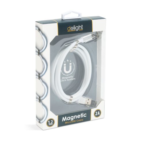 Delight Mágneses Micro USB Kábel - 2A - 1,2m