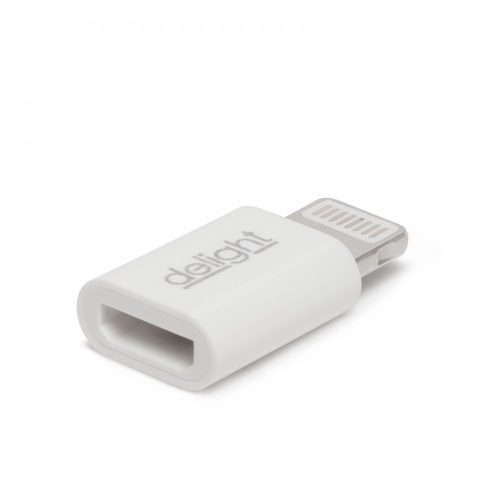 Delight micro USB aljzat - Apple Lightnig dugó adapter