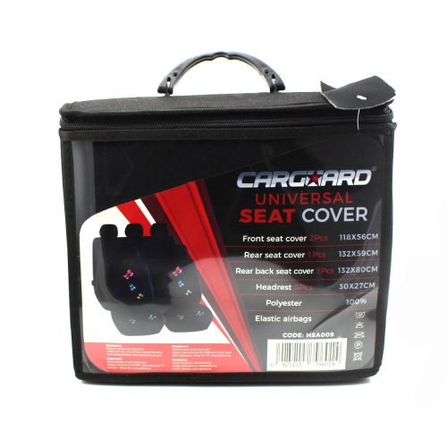 Autós üléshuzat HSA009 - pillangós / fekete - 9 db-os