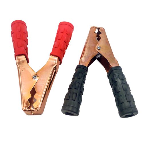 Akkumulátor csipesz - Krokodil - max 600 A - 1 pár