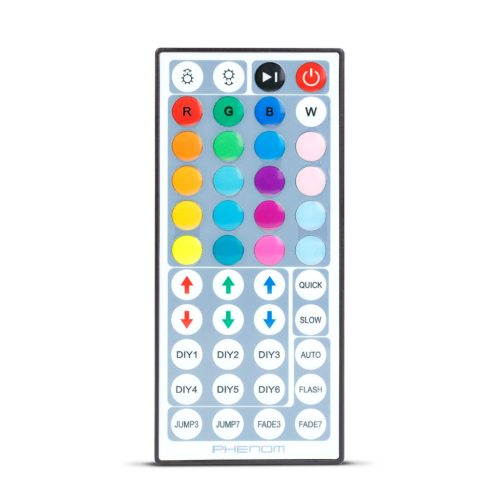 RGB LED szalag - 3 m - Tápegység - Távirányító - 30 LED/m - 7,2W/m