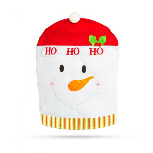 Karácsonyi Székdekor - Hóember - 50 x 60 cm