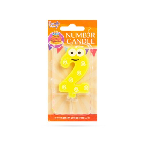Számgyertya 7 x 4 cm - 2