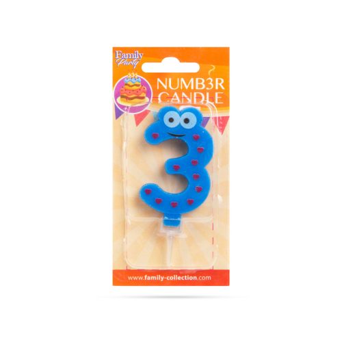 Számgyertya 7 x 4 cm - 3