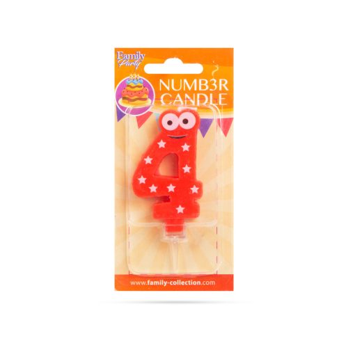 Számgyertya 7 x 4 cm - 4