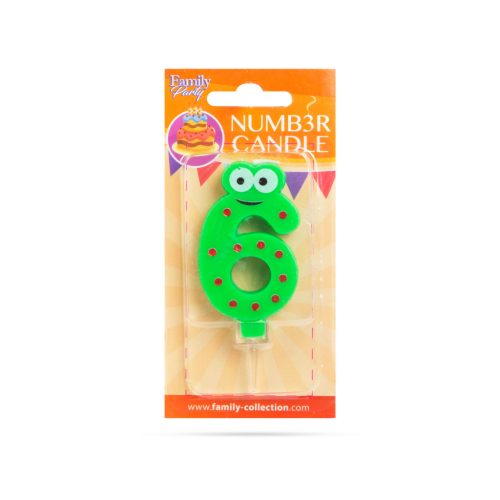 Számgyertya 7 x 4 cm - 6