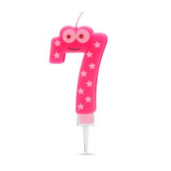 Számgyertya 7 x 4 cm - 7