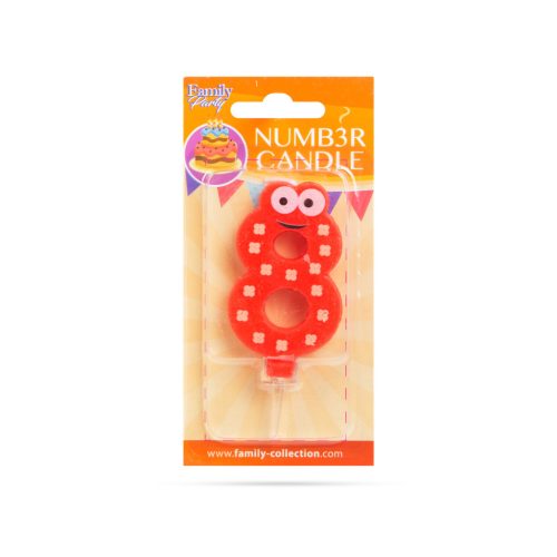 Számgyertya 7 x 4 cm - 8