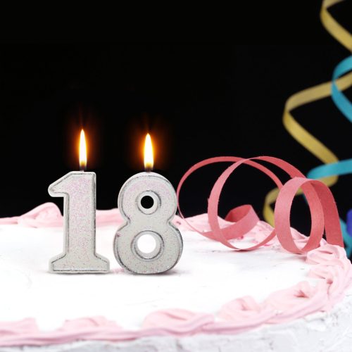 Számgyertya 6,5 x 4 cm - 0