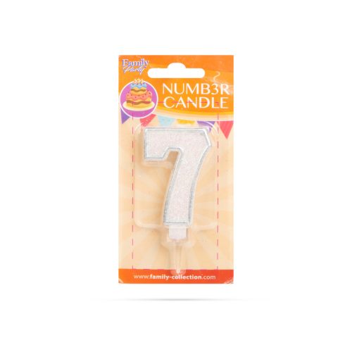 Számgyertya 6,5 x 4 cm - 7