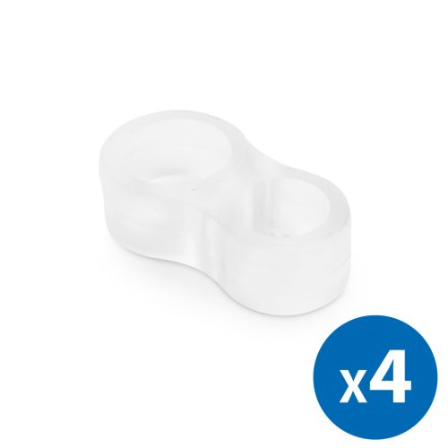 Ajtóütköző Kilincsre - Átlátszó - 4 db / csomag