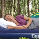 Bestway Felfújható Matrac - Egyszemélyes - Velúr - Kék - 185 x 76 x 22 cm