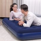 Bestway Felfújható matrac - kétszemélyes, velúr - kék - 203 x 183 x 22 cm