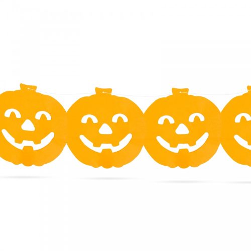Papír girland - Halloween tök - 3 m