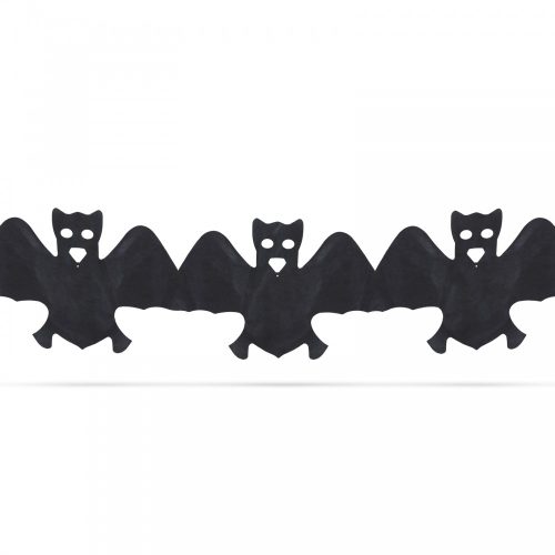 Halloween Papír girland - Denevér - 3 m