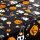 Halloween asztalterítő - alumínium hatású - 137 × 183 cm - apró motívumos