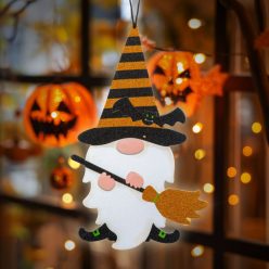   Halloween-i dekoráció - manó - akasztható - habszivacs - 44 x 26 cm