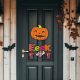 Halloween akasztható tök dekoráció - 45 × 23 cm