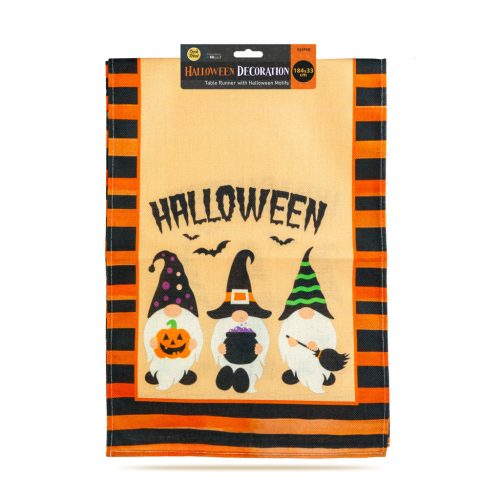 Halloween asztali futó - Halloween motívumokkal - 184 × 33 cm