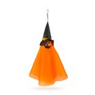 Halloween világító tök dekoráció - felakasztható - RGB LED - 70 × 50 cm