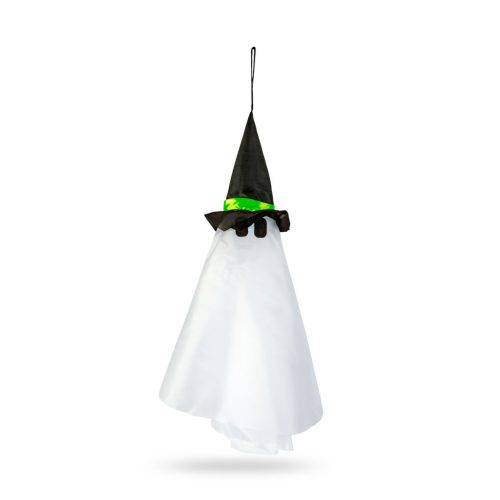 Halloween világító szellem dekoráció - felakasztható - RGB LED - 70 × 50 cm