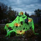 Halloween foszforeszkáló textil dekoráció - 180 × 76 cm