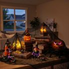 Halloween függöny - fekete - szövet - 76 × 228 cm