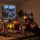 Halloween függöny - fekete - szövet - 76 × 228 cm
