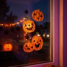 Halloween gél ablakmatrica szett - 15 × 25 cm - 3 féle