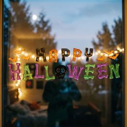 Halloween gél ablakmatrica szett - 50 × 15 cm - 2 féle
