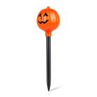Halloween leszúrható lámpa - tök - elemes - 34 × 9,5 cm