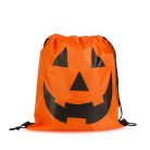 Halloween hátizsák - tök - összehúzós - 39,5 × 34 cm