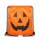 Halloween hátizsák - tök - összehúzós - 39,5 × 34 cm