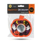 Halloween teamécsestartó - tök - MDF - 11 × 11 × 1,8 cm