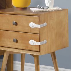   Gyerekzár Ajtóra Fiókra - Öntapadós - Fehér - 2 db / csomag