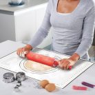 Szilikon nyújtólap mérettáblázattal - 60 x 40 cm