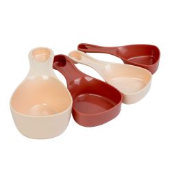   Mérőkanál szett - műanyag - 17 x 9,3 x 6 cm - 4 db / csomag