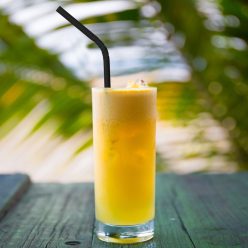 Papír szívószál - fekete - 190 x 4,5 mm - 150 db