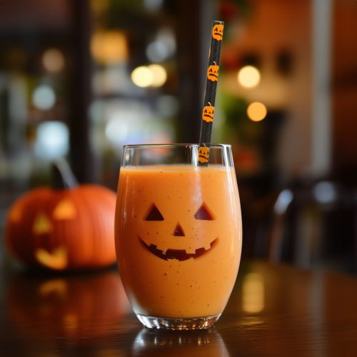 Papír szívószál - halloween - 197 x 6 mm - 25 db