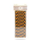 Papír szívószál - halloween - 197 x 6 mm - 25 db
