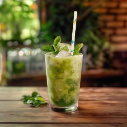 Papír szívószál - virág - 197 x 6 mm - 25 db